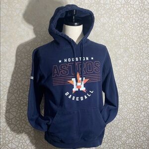 Stitches Houston Astros Navy Hoodie
